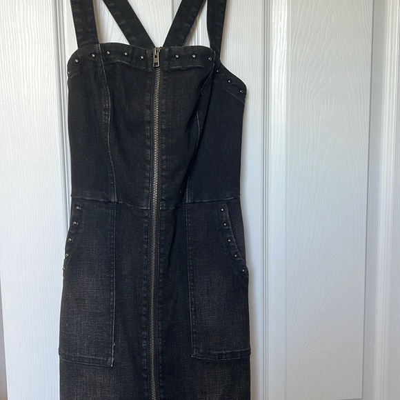 level 99 denim dress dress jean Level 99 Julien Denim Snap Dress available in Mapleton